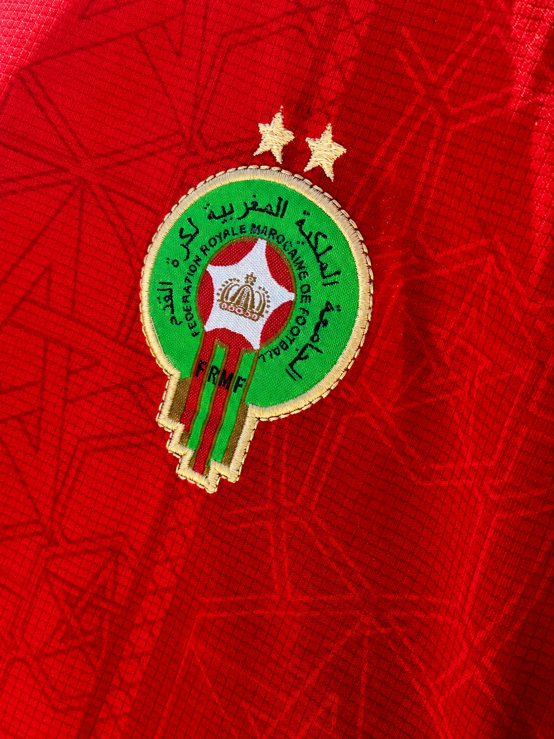Maillot Maroc Femme Premium – 2 Étoiles