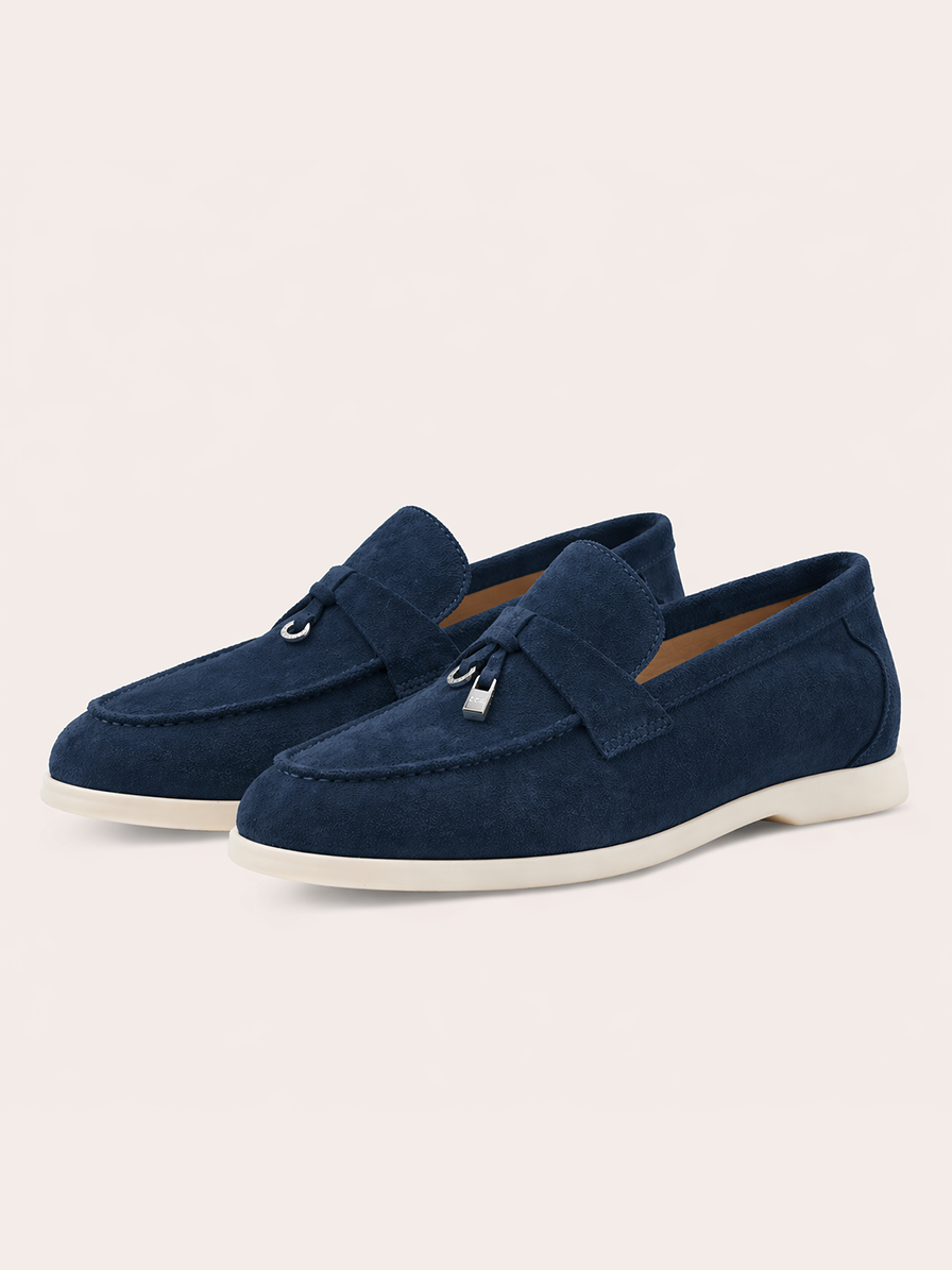 Mocassins Femme Bleu Marine à Semelle Confort