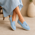 Mocassin Bleu claire à semelle confortable