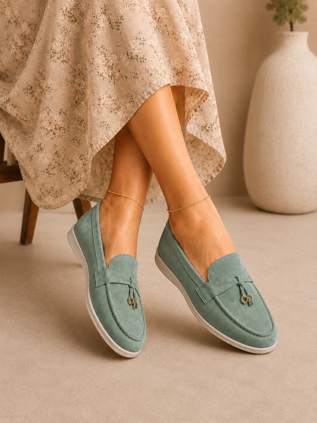 Mocassins Femme à Semelle Confortable