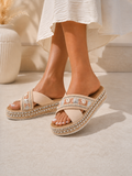 Mule Bohème Coquillage Beige