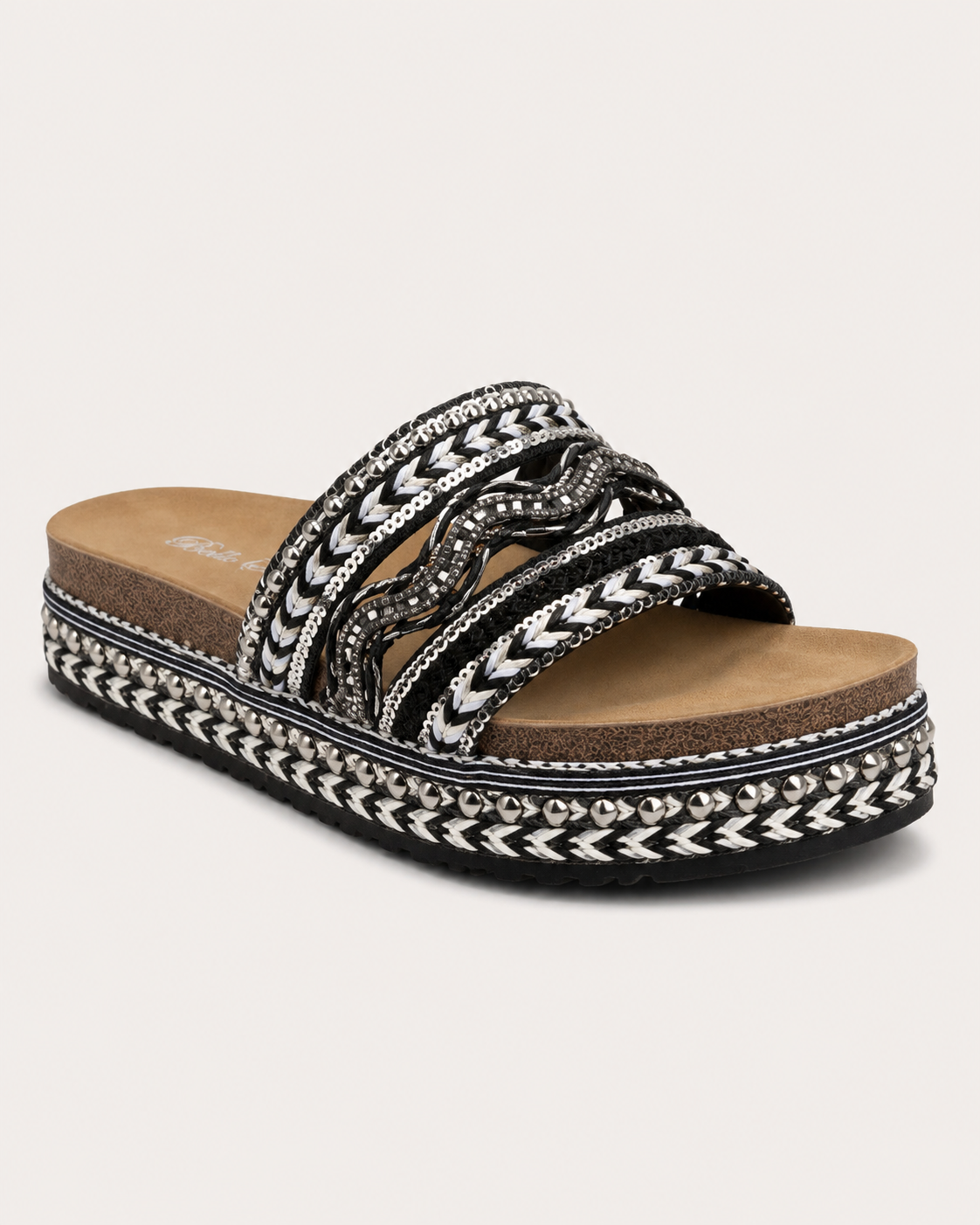 Sandale Bohème Chic Noir