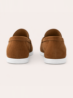 Mocassins Femme Marron Camel à Semelle Confort