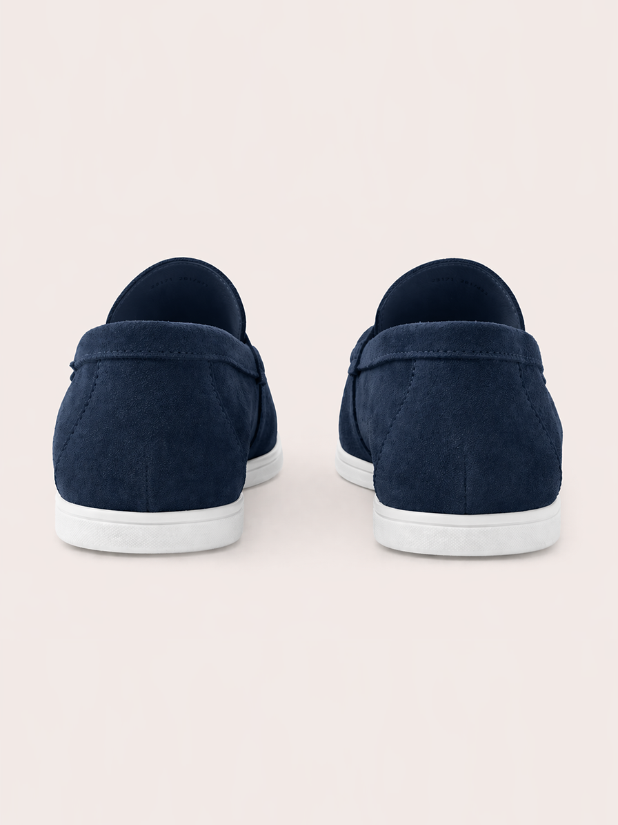 Mocassins Femme Bleu Marine à Semelle Confort