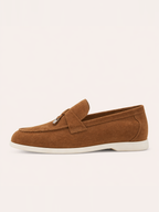 Mocassins Femme Marron Camel à Semelle Confort