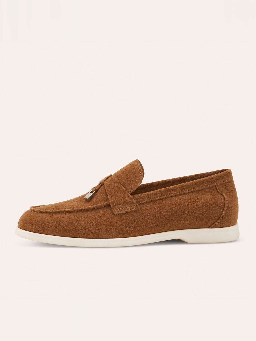 Mocassins Femme Marron Camel à Semelle Confort